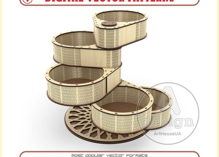 Caja organizador de joyeria para hilos y agujas