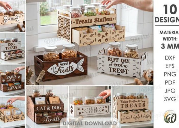 Cajas de almacenamiento para comida de mascotas