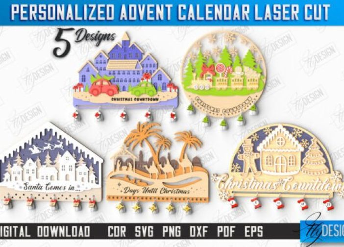 Calendario de Adviento navideño