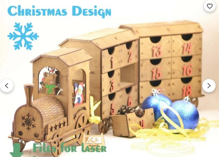 Calendario de adviento del tren