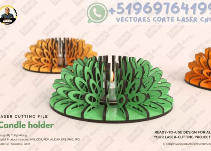 Candelabro geométrico