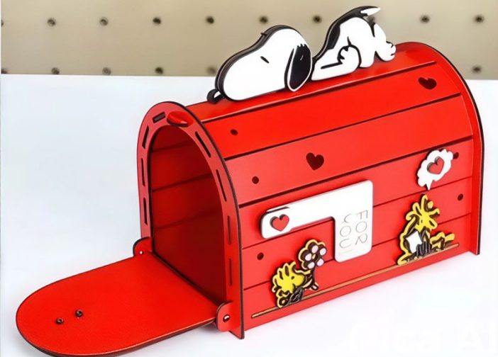 Casa de Noopy en buzon de cartas mailboxes