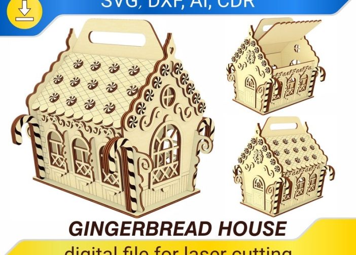 Casa de jengibre de dulce