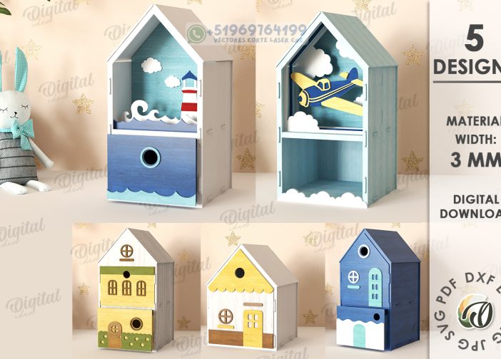 Casita de madera para niños