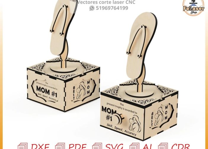 Chancla sandalia mama trofeo con detalles