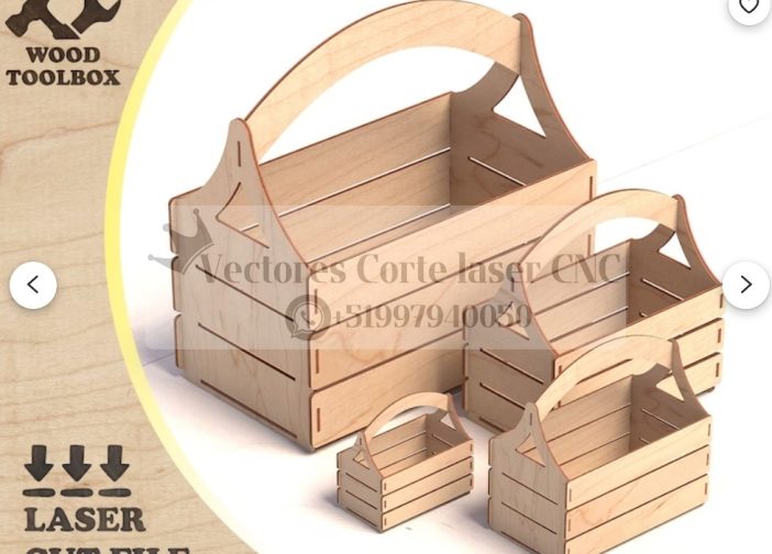 Conjunto de cestas decorativas