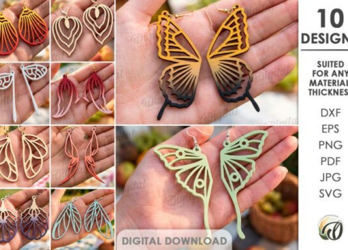 Conjunto de pendientes aretes colgantes