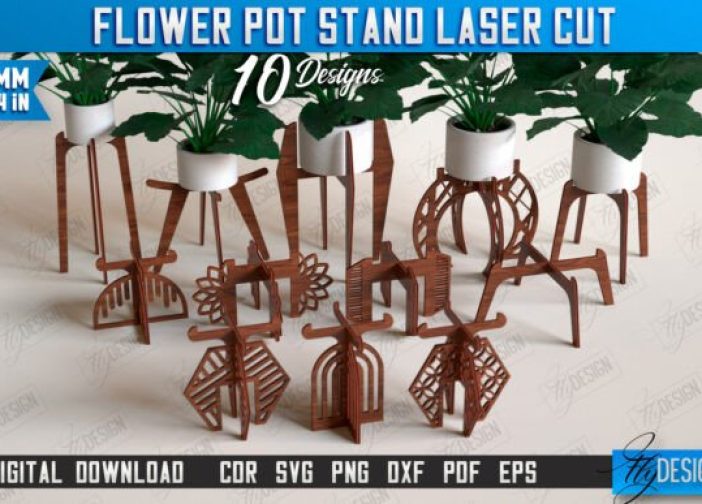 Conjunto de soportes para macetas macetero