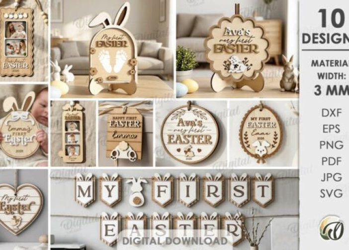 Cuadros de Primer Pascua para bebes