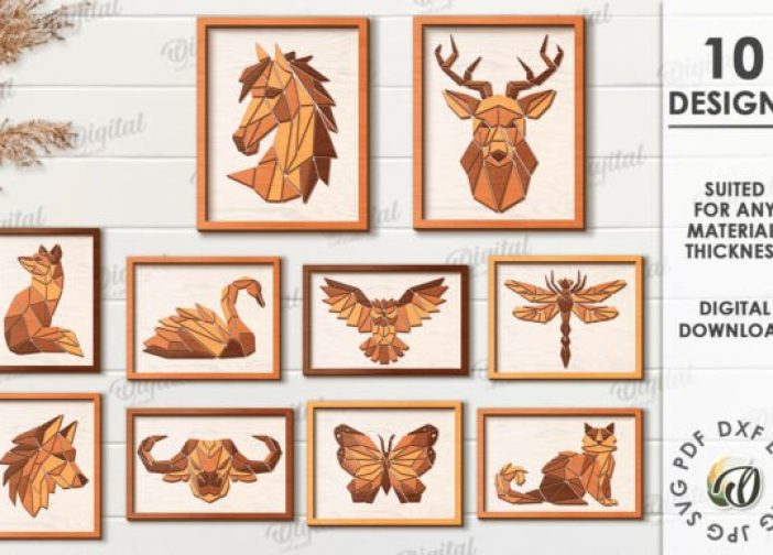 Decoración de cuadros pared con arte natural