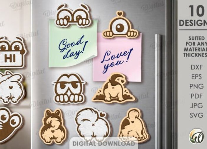 Divertidos imanes para post it frish