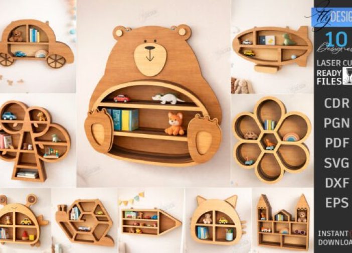 Estante de pared moderno