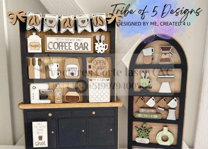 Estante para barra de café