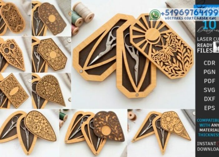 Estuches para tijeras de bordar Para mas Vectores Whatsapp 51969764199