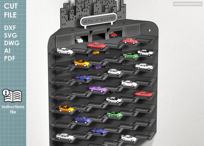 Exhibicion de coche autos de juguete esquinero