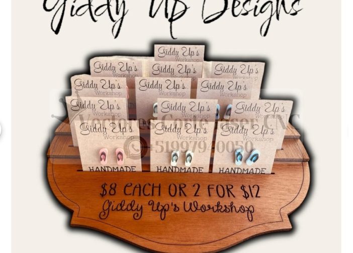 Exhibidor de aretes svg