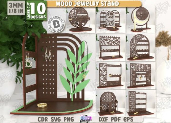 Exhibidor de joyas stands