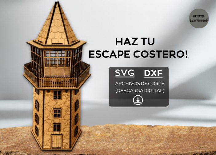 Faro 3D para foco pequeño luz