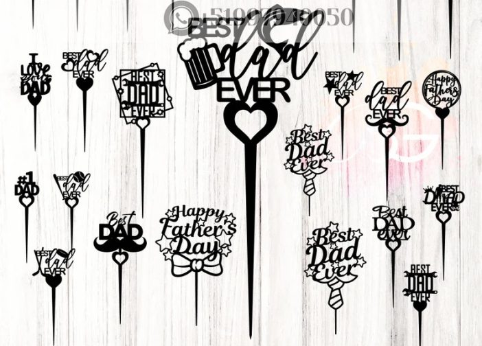 Feliz dia del padre cake topper