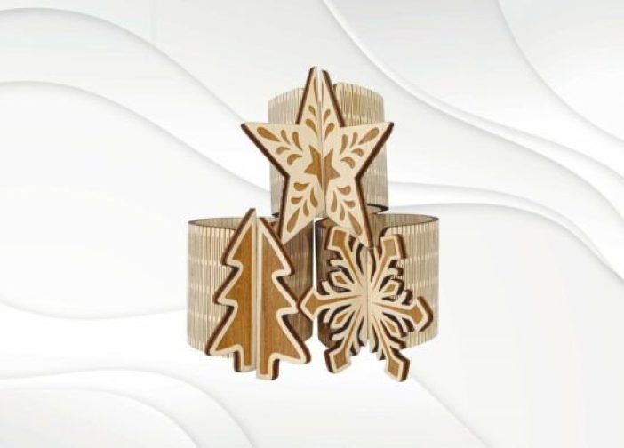 Funda para servilletero de regalo de Navidad