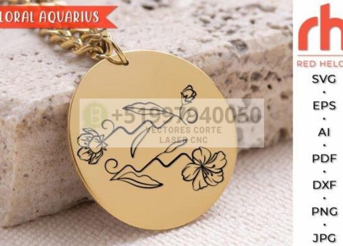 Gran pack zodiaco florales Acuario