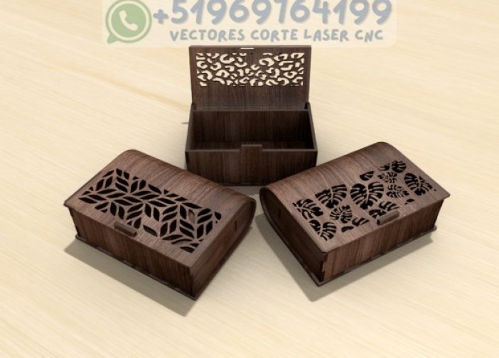 Juego de 3 cajas en forma de libros