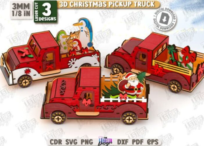 Juego de camion navideño 3D