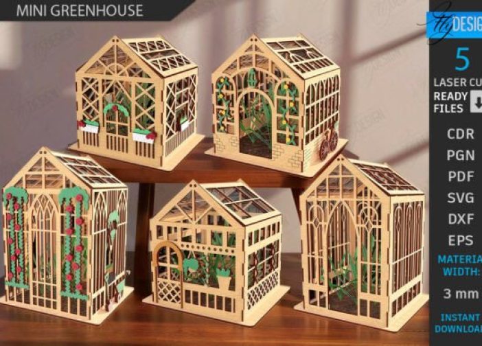 Kit de mini invernadero casitas