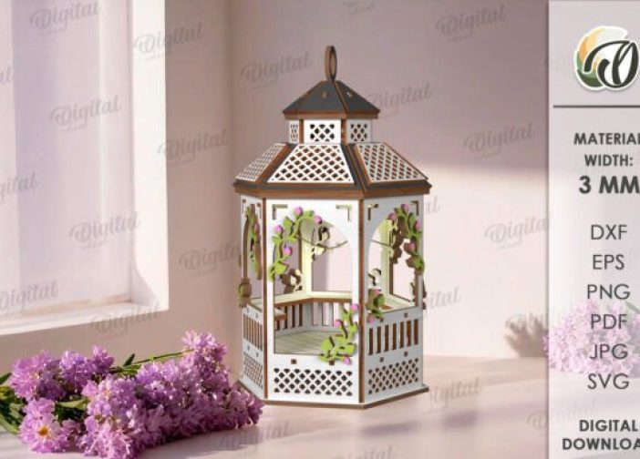 Lampara de Cenador mirador 3D