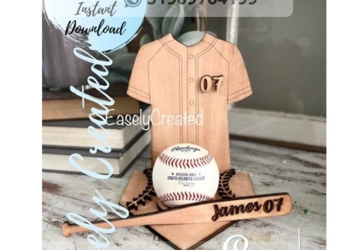 Letrero de camiseta de softbol beisbol