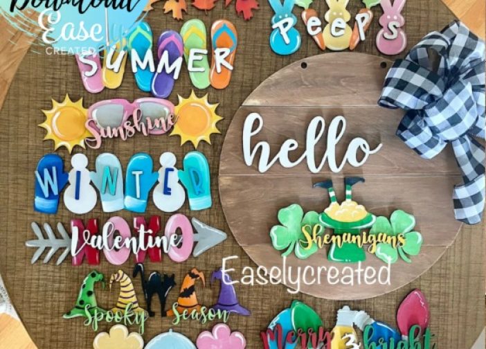 Letrero intercambiable de temporada