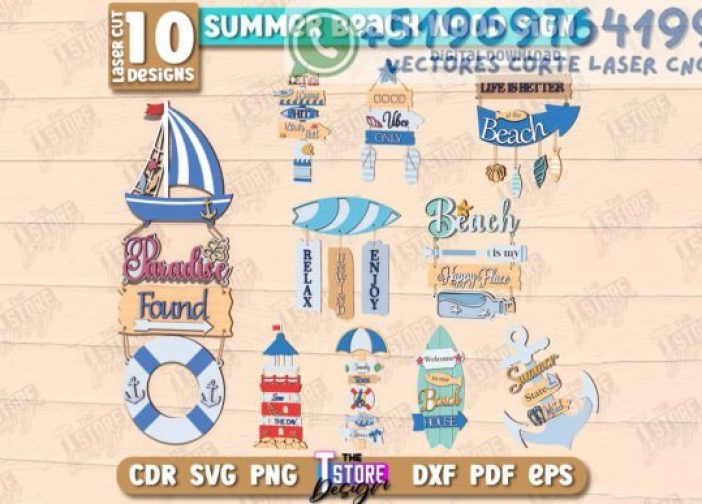 Letreros de playa
