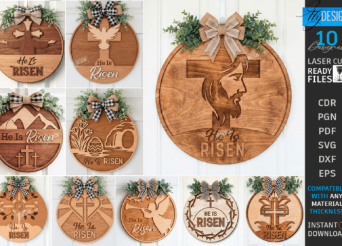 Letreros religioso redondos de pared