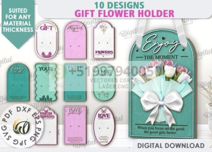 Lote de porta flores