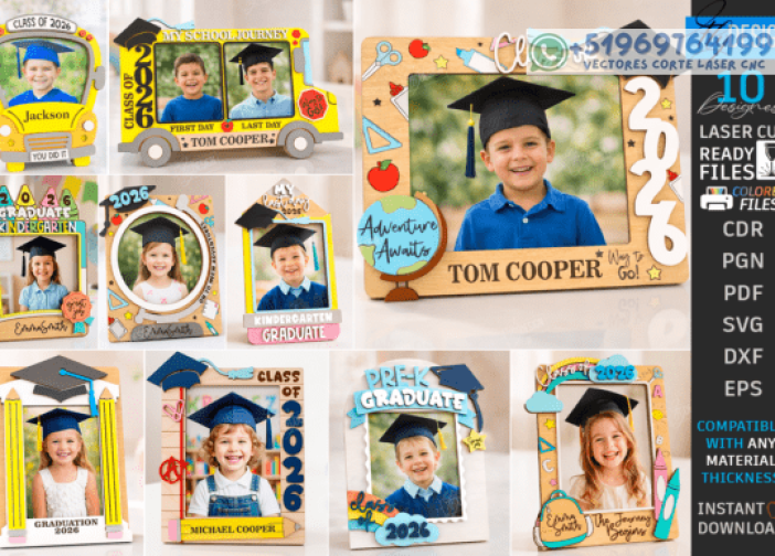 Marco de fotos de graduación escola Para mas Vectores Whatsapp 51969764199