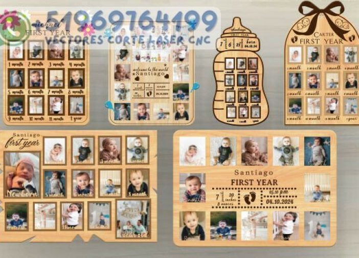 Marco de fotos de mi primer año