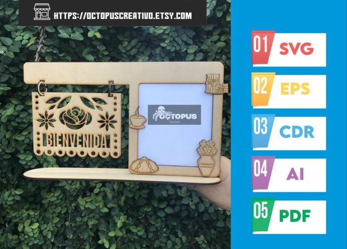 Marco de fotos del dia de los muertos