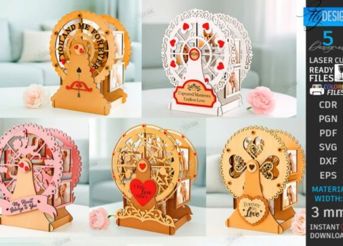 Marcos de fotos de Ferris ruleta giratoria Carrusel 2