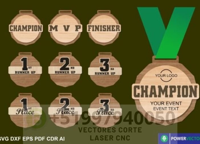 Medalla de premio campeón