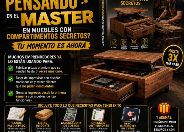 Muebles con compartimiento secreto