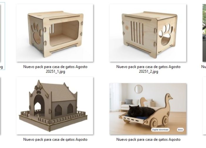 Nuevo pack para casa de gatos Agosto 2025