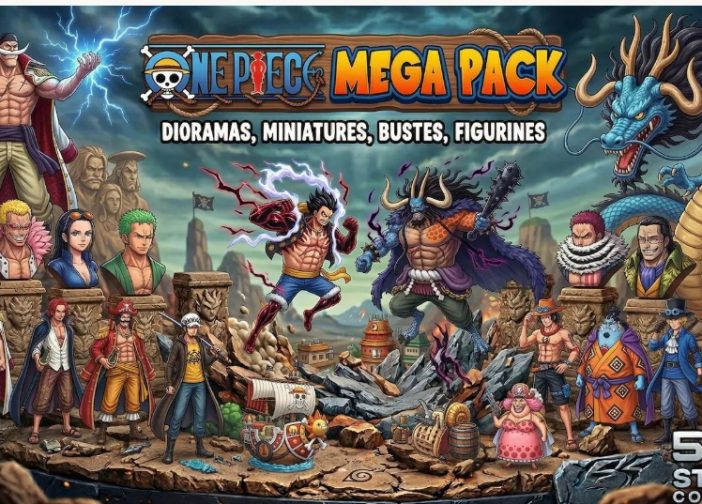 One Piece paquete Mega stl