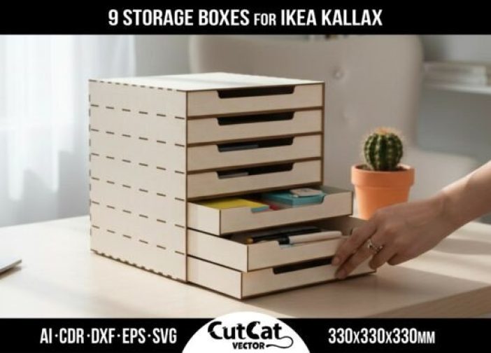 Organizador con cajones