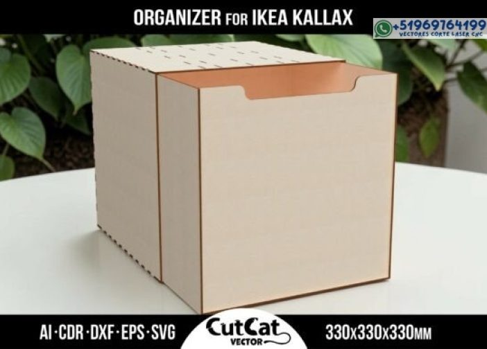 Organizador de cajones en forma de cubo para IKEA KALLAX