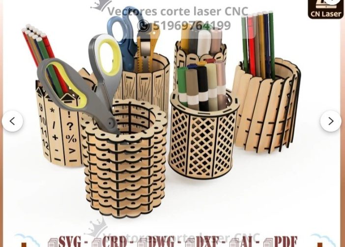 Organizador de mesa para estudiantes porta boligrafos