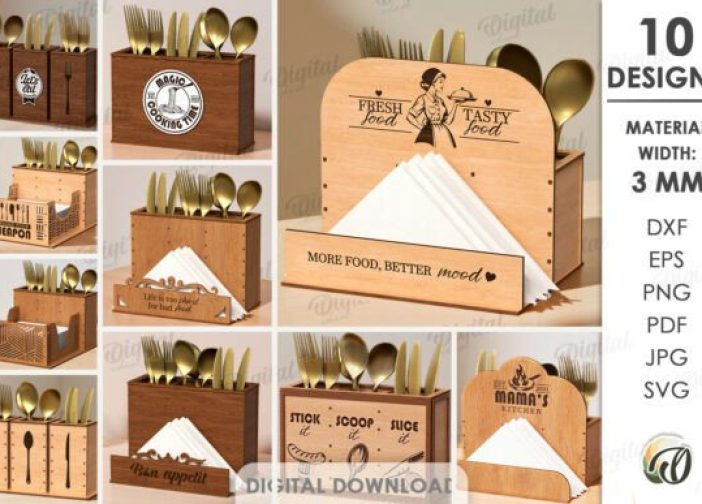 Organizadores de cubiertos de cocina