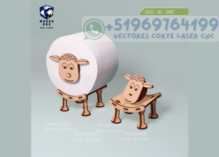 Ovejas para papel higiénico