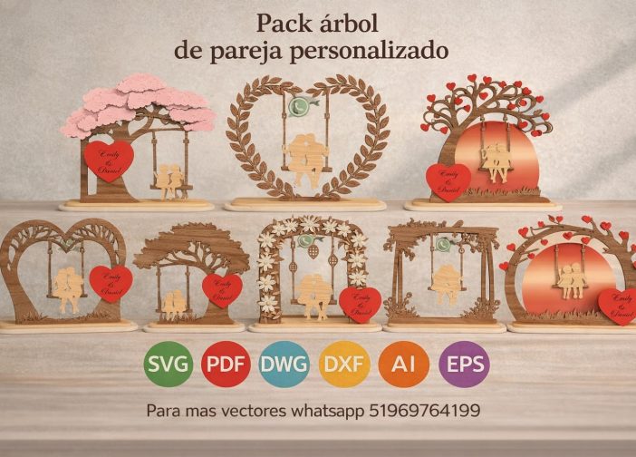 Pack árbol de pareja personalizado111