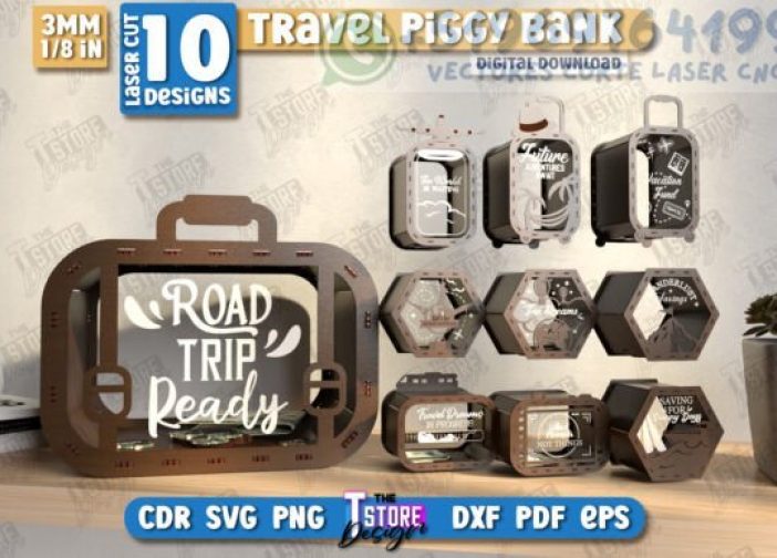 Pack de Alcancías de viaje