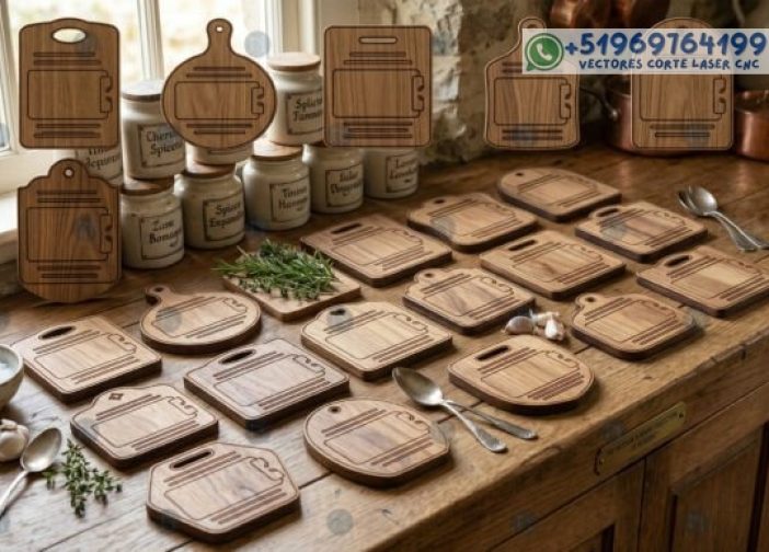 Pack de Tablas de cortar de cocina Para mas Vectores Whatsapp 51969764199